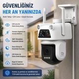 Beans View Beans Vıew Dış Mekân Ptz Kamerası "insan ve Araç Hareketini 360° Takip Edin" - Siyah - Beyaz