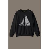 Bear and Wolf God of War Ragnarök Kısa Kollu Baskılı Erkek Baskılı Sweatshirt
