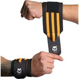 Bear Claw Fitness Crossfit Ağırlık Bilekliği - Wrist Wraps - Standart - Siyah - Turuncu