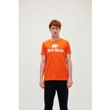 Bear Tee T-Shirt Turuncu Baskılı Erkek Tişört