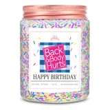 BEARAE Kadınlar için Mutlu Yıllar Hediyeleri, Kadınlar için Sprinkles ile Doğum Günü Mumları Hediyeleri, Onun için Doğum Günü Hediyeleri, Arkadaşa Doğum Günü Hediyeleri, Vanilya Kokulu Mum (5.5 oz)