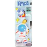 Bear&Deer BD-KCS236 Yeşil Astronot Desenli Kalemtıraşlı Kalem Kutusu