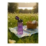 Bear&Deer MT0029-03 Şeffaf Mor Detoks Filtreli Plastik Matara