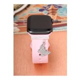 BearPear Apple Watch Uyumlu Kelebekli Kordon Aksesuar Smartwatch Charm