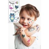 BearPear Çocuk Dövmesi, Geçici Dövme, Sevimli Karakterler, Çocuklar İçin Geçici Dövme