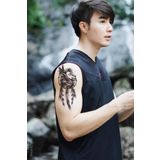 BearPear Düşkapanı Dövme, Aslan Dövmesi, Geçici Dövme, Üniseks Tattoo, Vücut Dövmesi