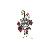 BearPear Kaplan ve Gül Geçici Dövme