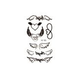 BearPear Melek Kanadı Dövmesi, Sonsuzluk Dövmesi, Minimal Dövme Tattoo