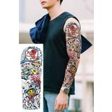BearPear Tam Kol Kaplama Cadılar Bayramı Dövmesi Halloween Tatto