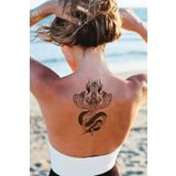 BearPear Yılan ve Kılıç Dövmesi, Geçici Dövme, Vücut Dövmesi Tattoo