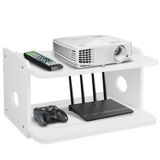 BEARUT Projektör Rafı, Projektör Duvara Monte Yüzer Raf, Projektör Standı, Projektör Rafı Tutacağı, Projektör Montajı, Yönlendirici Raf Saklama Kutusu Modem Xbox Serisi PS5 PS4 Katı Ahşap