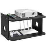 BEARUT Projektör Rafı, Projektör Duvara Monte Yüzer Raf, Projektör Standı, Projektör Rafı Tutucu, Projektör Montajı, Yönlendirici Raf Saklama Kutusu Modem Kablo Kutusu Rafı Xbox Serisi PS5 PS4 için