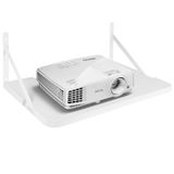 BEARUT Projektör Rafı, Projektör Duvara Monte Yüzer Raf, Projektör Standı, Projektör Rafı Tutucu, Projektör Montajı, Yönlendirici Rafı Modem Kablosu Kutusu Rafı Xbox Serisi PS5 PS4 için Masif Ahşap