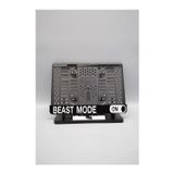 Beast Mod On 3D Kabartmalı Pleksi Motor Plakalık
