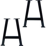 Beasym Metal Ayak Ahşap Kütük Masif Orta Zigon Sehpa Bank Bench Ayağı Profil Ayaklar