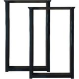 Beasym Metal Masa Ayağı Bilgisayar Yemek Masası Ayakları Metal Ayak 50X75CM