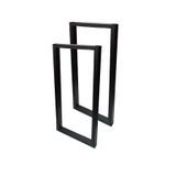 Beasym Metal Sehpa Ayakları Bank Orta Sehpa Ayağı 2 Adet Metal Ayak 27X56 cm