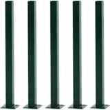 Beasym Panel Çit Direği 50CM Yeşil Renk (5 Adet)