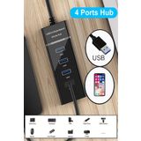 Beatitude Portatif 3.0 Usb Hub 4 Girişli Çoğaltıcı Birden Fazla Usb Bağlanma Veri Aktarım Hdmi Dönüştürücü