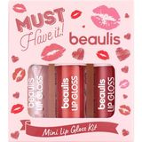 Beaulis Mini Likit Parlak Ruj Seti 213 Shimmerly Bulaşmayan Parlaklık İçin 3'lü Set