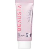 Beausta Lekeli Ciltler Için Mild Sun Pink Tone-Up Güneş Kremi Spf 50+ Pa++++