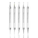 BEAUTÉ GALLERIA 5 Parça (10 Boyut) 2 Yönlü Nokta Kalemleri Tırnak Sanatı Tasarımı Mermer Nokta Açma Girdap Manikür Araçları Mandala Sanat Boyama Stylus