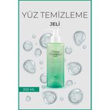 BEAUTE ATTENDUE Cildi Kalıntılardan Arındırıcı, Gözenekleri Temizleyici, Cildi Sıkılaştırıcı Yüz Temizleme Jeli