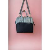 Beautiful Bag Isı Yalıtımlı Su Geçirmez Termal Çanta Yemek Taşıma Beslenme Çantası - Siyah - Açık Gri