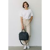 Beautiful Bag Isı Yalıtımlı Su Geçirmez Termal Çanta Yemek Taşıma Beslenme Çantası - Siyah - Beyaz