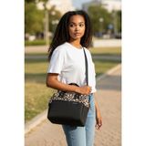 Beautiful Bag Isı Yalıtımlı Su Geçirmez Termal Çanta Yemek Taşıma Beslenme Çantası - Siyah - Gri - Leopar