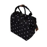 Beautiful Bag Isı Yalıtımlı Su Geçirmez Termal Çanta Yemek Taşıma Beslenme Çantası Siyah Yıldız Desenli