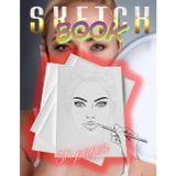 Beautiful Women Sketchbook: Trace, Draw & Color.: 50 Elegant Female Outlines for Creative Expression | 8.5" x 11"