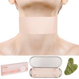 Beautistin Yeniden Kullanılabilir Silikon Boyun Kırışıklık Yaması - Silikon Maske Ayarlanabilir, Boyun Kremi ile Kullanım İçin, Yapıştırıcı Yok, Sıkılaştırma ve Sıkılaştırma için Kırışıklık Önleyici