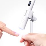 Beautpal çivi için el UV ışığı, mini tırnak kurutucu, manyetik standlı, LCD ekran, kablosuz şarj edilebilir, USB jel tırnak lambası, ev kendin yap manikür için hızlı kürleme