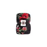 Beauty Black Rose & Mistletoe Tatil Battaniyesi