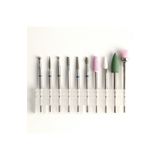 Beauty Box 10'lu Kütikil Törpü Makinesi Uç Seti Üstün Kalite Paslanmaz Çelik 3/32" Nail Art Protez Tırnak