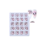 Beauty Box 20 Adet Nail Art Lüks Tırnak Süsleme Kristal Taşları Kalıcı Oje Protez Tırnak Süsleme Göz Makyajı