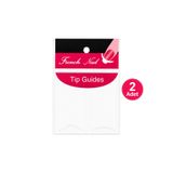 Beauty Box 6. Stil (Geniş V ve Kavisli) French Tırnak Oje Bandı, French Tırnak Sticker, French Manikür Bandı