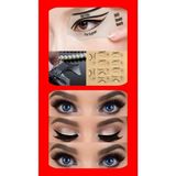 Beauty Box Kolay Eyeliner 10 Parça Cat Eye Makeup Stencil Sağ Sol Makyajı Şablon Seti