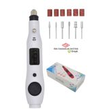Beauty Box Tırnak Törpü Makinesi Seti Yeni Trend USB'li Üstün Tasarım Nail Drill Nail Art Beyaz Renk