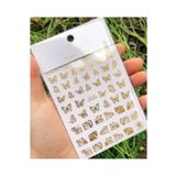 Beauty Box Yeni Kelebek Tırnak Süsleme Nail Art Kendinden Yapışkanlı Sticker Tırnak Sanatı Protez Tırnak