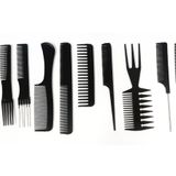 Beauty Care Profesyonel 10'lu Kuaför Tarağı Çantalı Set