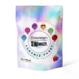 Beauty Makaron Saç Fırçası Smiley Sürpriz Paket (5 Adet)