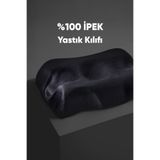 Beauty Pillow %100 Ipek Yastık Kılıfı Siyah Renk ( Yastığa Uygun)