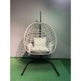 Beauty Sleep Rattan Bahçe Balkon Salıncağı - Krem
