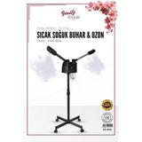 Beauty Vogue Çift Başlıklı Sıcak & Soğuk Buhar Ve Ozon Makinesi
