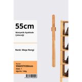 Beauty Vogue Masif Ahşap Mıknatıslı Ayakkabı Çekeceği - 55cm Uzun Kerata (Lüks ve Pratik) - Meşe
