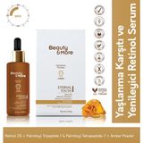 Beauty&More Amber Eternal Youth Yaşlanma Karşıtı ve Yenileyici Retinol Serum 30 ml Retinol 2% + Palmitoyl Tripeptide-1 & Palmitoyl Tetrapeptide-7 + Amber Powder
