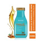 Beaver Argan Oil Saç Kremi 350ml | Hasarlı Saçlar Için Onarıcı Bakım, Ağırlık Yapmayan Formül