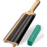 Beaver Craft BeaverCraft LS5P1 Kanca Bıçaklar ve Bükülmüş Iskarpelalar İçin Bileme ve Kılağı Alma Kılavuzu Seti, 4 Parça